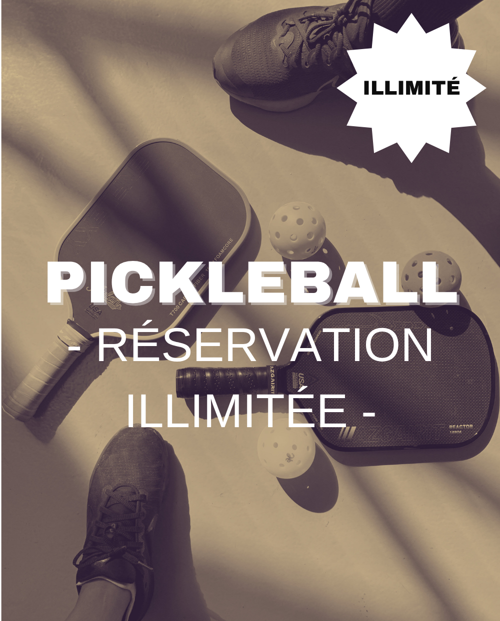 Réservation Pickleball illimité